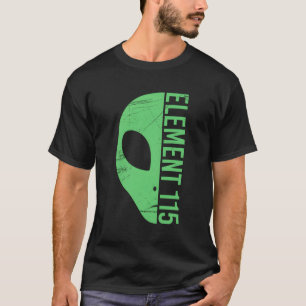 T-shirt Élément De Tête Alien 115 Zone Ununpgentium 51 Uup