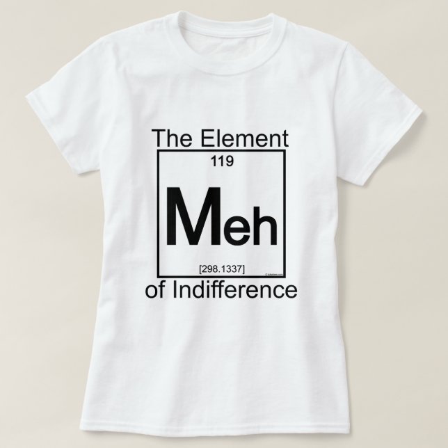 T-shirt Élément MEH (Design devant)