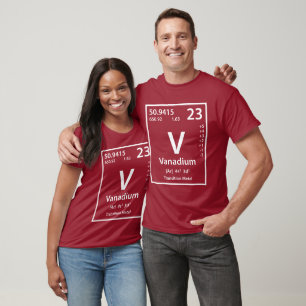 T-shirt Élément vanadium (blanc)