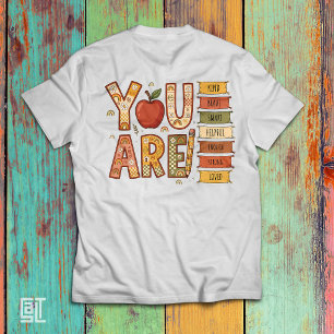 T-shirt Elementaire Boho Arc-en-Ciel Vous Êtes Suffisant M