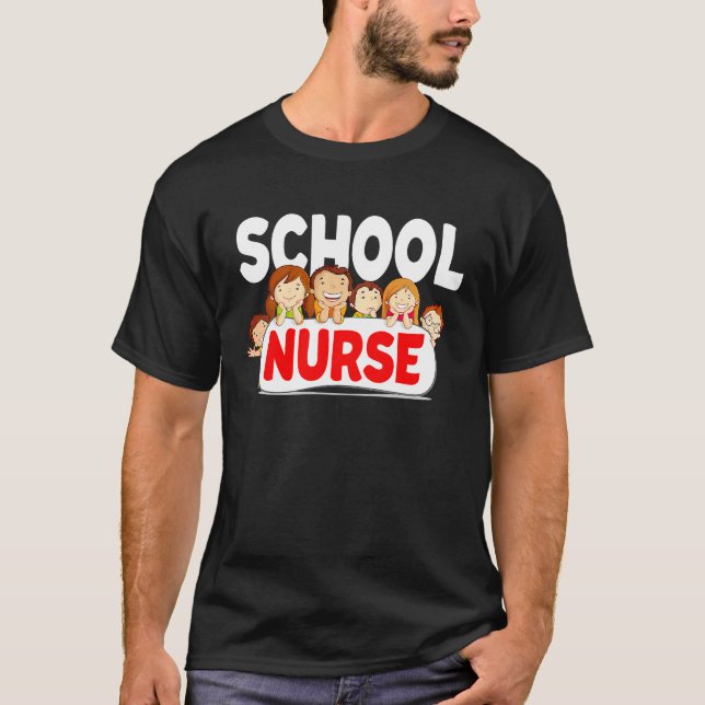 T-shirt Elementary School Nurse RN LPN Back To School Nurs (Devant)