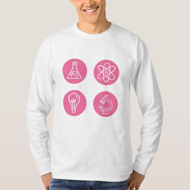 T-shirt Éléments d'articles scientifiques (Devant)