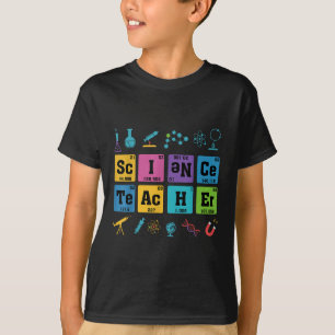 T-shirt Éléments de chimie des enseignants en sciences Tab