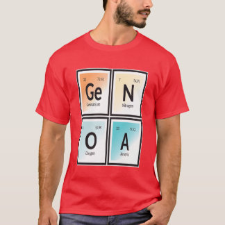 T-shirt Éléments de Gênes Ville drôle