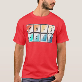 T-shirt Éléments de la ville de Valence drôles