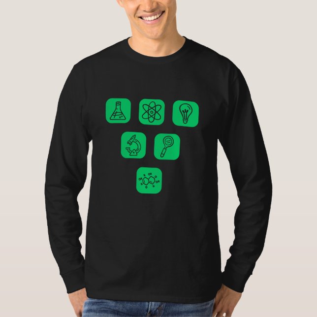T-shirt Éléments de science Articles (Devant)