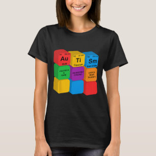 T-shirt Éléments de Sensibilisation sur l'autisme amusants