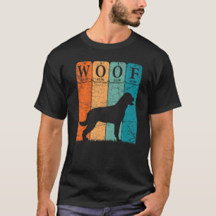 T-shirt Eléments de tableau périodique de chien Rottweiler