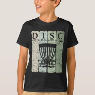 T-shirt Éléments de tableau périodique de golf sur disque