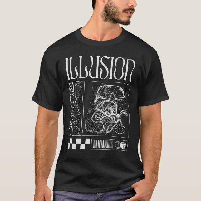 T-shirt Éléments d'illustration (Devant)