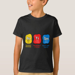 T-shirt éléments du tableau périodique de la science de se