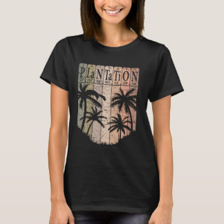 T-shirt Éléments du tableau périodique de Plantation Flor