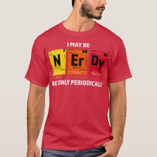T-shirt Éléments Nerds Nerd Science Atome Scientifique Chi