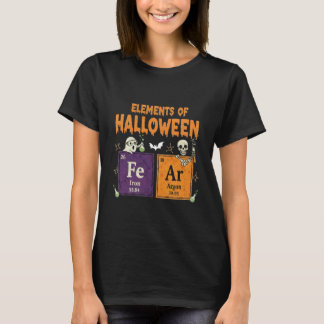 T-shirt Elements of Halloween Fear Periodically Halloween 