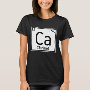 T-shirt Éléments Périodiques Clarinet Music Clarinet Pl