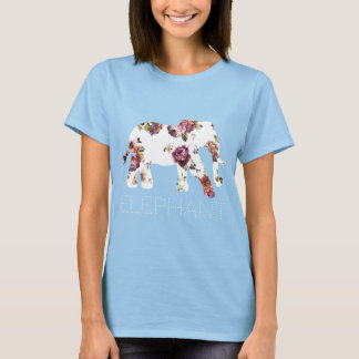 T-shirt Eléphant à motif Granny Florals