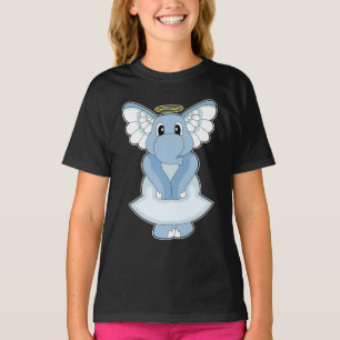 T-shirt Eléphant Angel Angel ailes