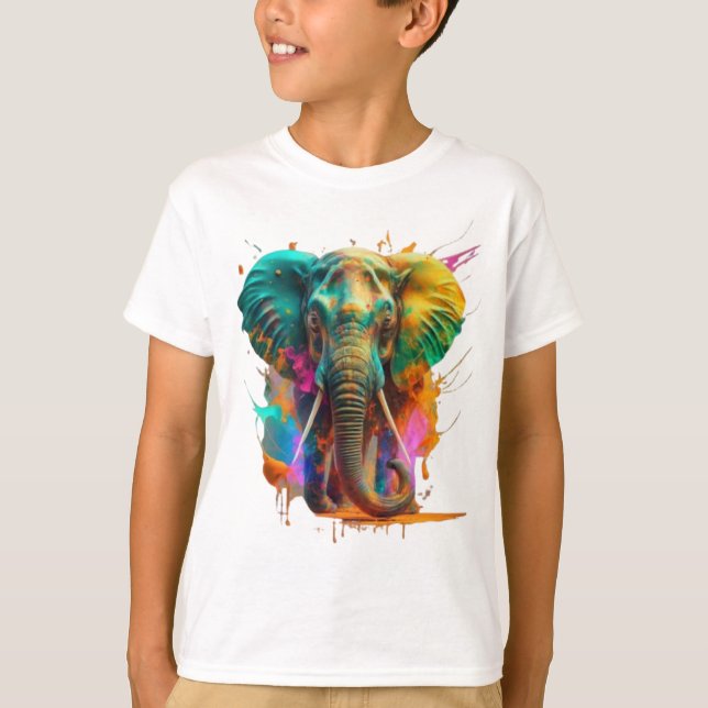 T-shirt Eléphant - Animal (Devant)