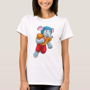 T-shirt Elephant au football