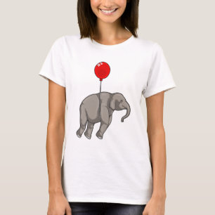 T-shirt Eléphant avec ballon