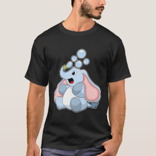 T-shirt Eléphant avec bulles d'eau