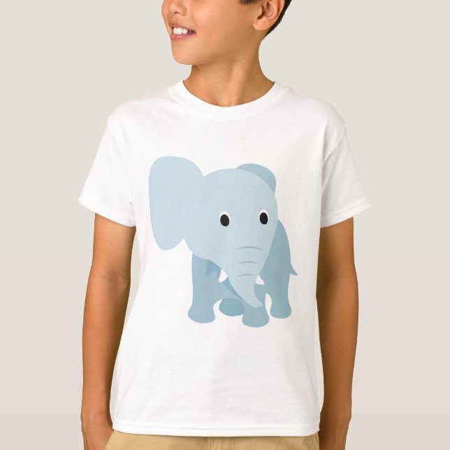 T-shirt Eléphant Bébé mignon (Devant)