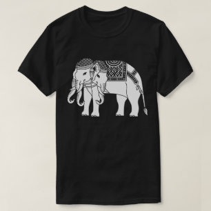 T-shirt Elephant blanc thaïlandais Erawan