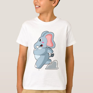 T-shirt Eléphant coureur