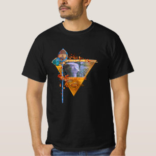 T-shirt Éléphant d'Afrique “LA TRIBU PUISSANTE" Impression