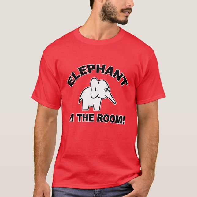 T-shirt Éléphant dans la chambre (Devant)