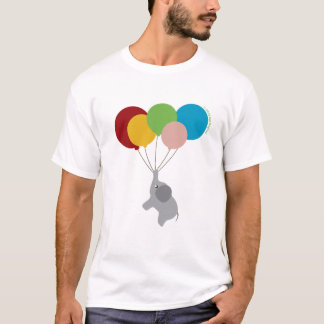 T-shirt Éléphant de bébé avec la chemise de ballons