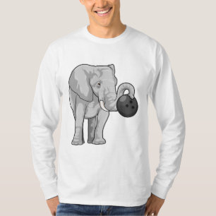 T-shirt Éléphant de bowling