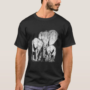 T-shirt Eléphant de la famille des éléphants