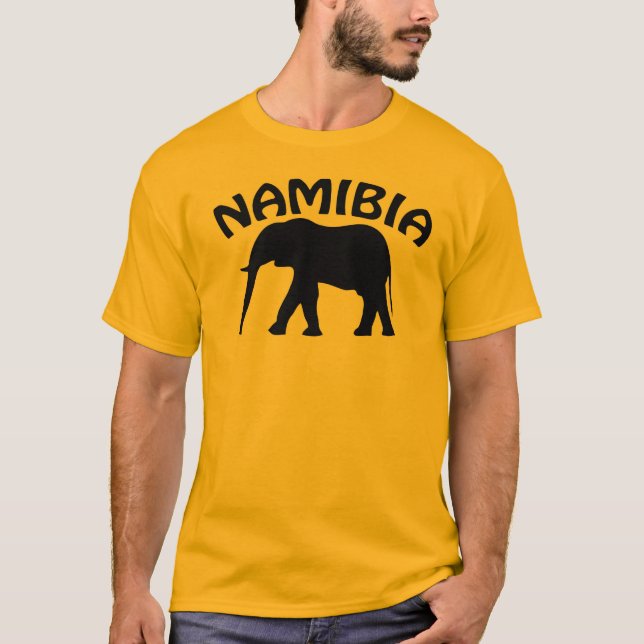 T-shirt Éléphant de la Namibie (Devant)