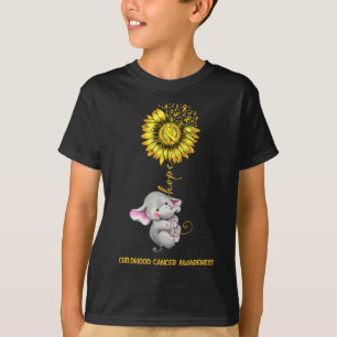 T-shirt Éléphant de l'Espoir pour la Sensibilisation au Ca