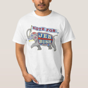 T-shirt Éléphant de président 2016 républicain de Jeb Bush
