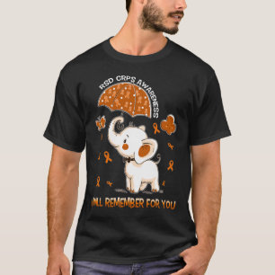 T-shirt Eléphant De Sensibilisation Aux Crps Rsd 1