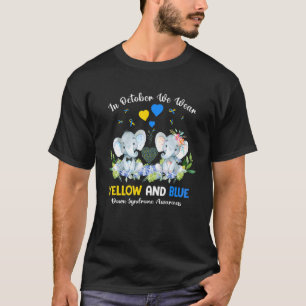 T-shirt Elephant De Syndrome De Down En Octobre Nous Porto