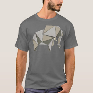 T-shirt Éléphant d'Origami