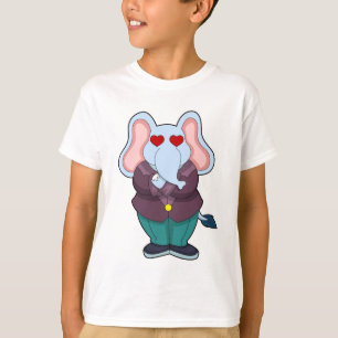 T-shirt Eléphant en forme de chambre avec costume.PNG