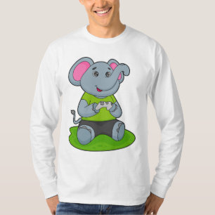 T-shirt Eléphant en Gamer