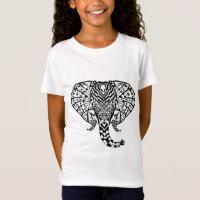 Éléphant ethnique de motif