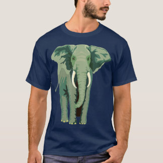 T-shirt Elephant Face Funny Funny Animal Face Lover