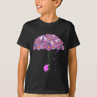 T-shirt Eléphant Je Me Souviendrai Pour Vous Tournesol Hei