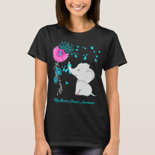 T-shirt Elephant je porte pendant que pour Myasthenia Grav