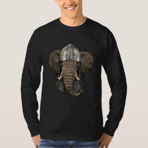 T-shirt Elephant Knight Warrior Elephant Safari animal