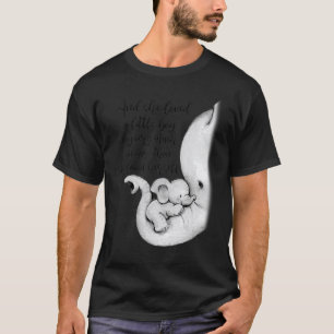 T-shirt Elephant Maman Garçon Et Elle Aimait Un Petit Garç