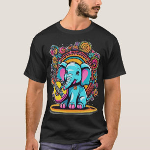 T-shirt Eléphant mélodique