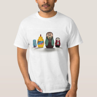 T-shirt Éléphant/moutarde/Teddy Roosevelt/chemise de