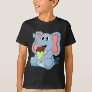 T-shirt Elephant Popsicle